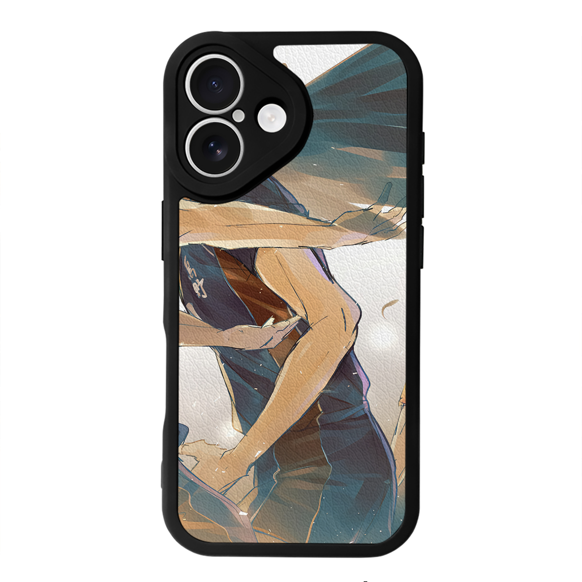 （画像用） ハイキュー!! Haikyu!! 【iPhone 16シリーズ対応】シリコンスマホケース（レザー調） 材質：シリコン